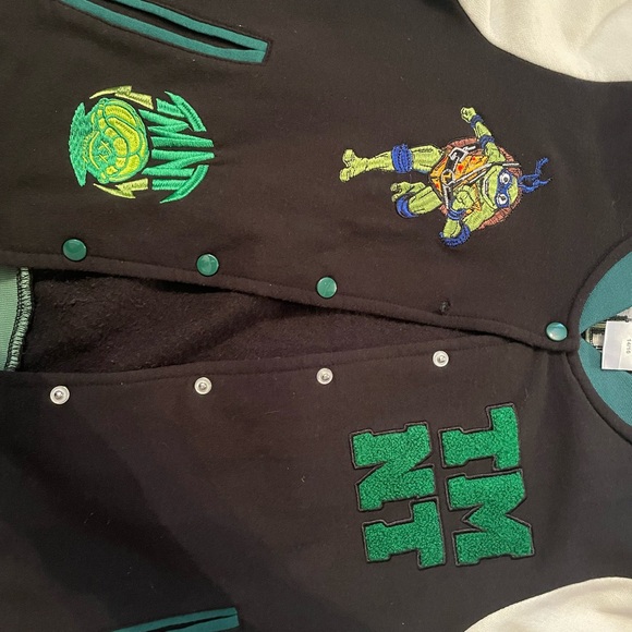 Teenage Mutant Ninja Turtles varsity jacket- Kids 14/16 - Picture 2 of 4